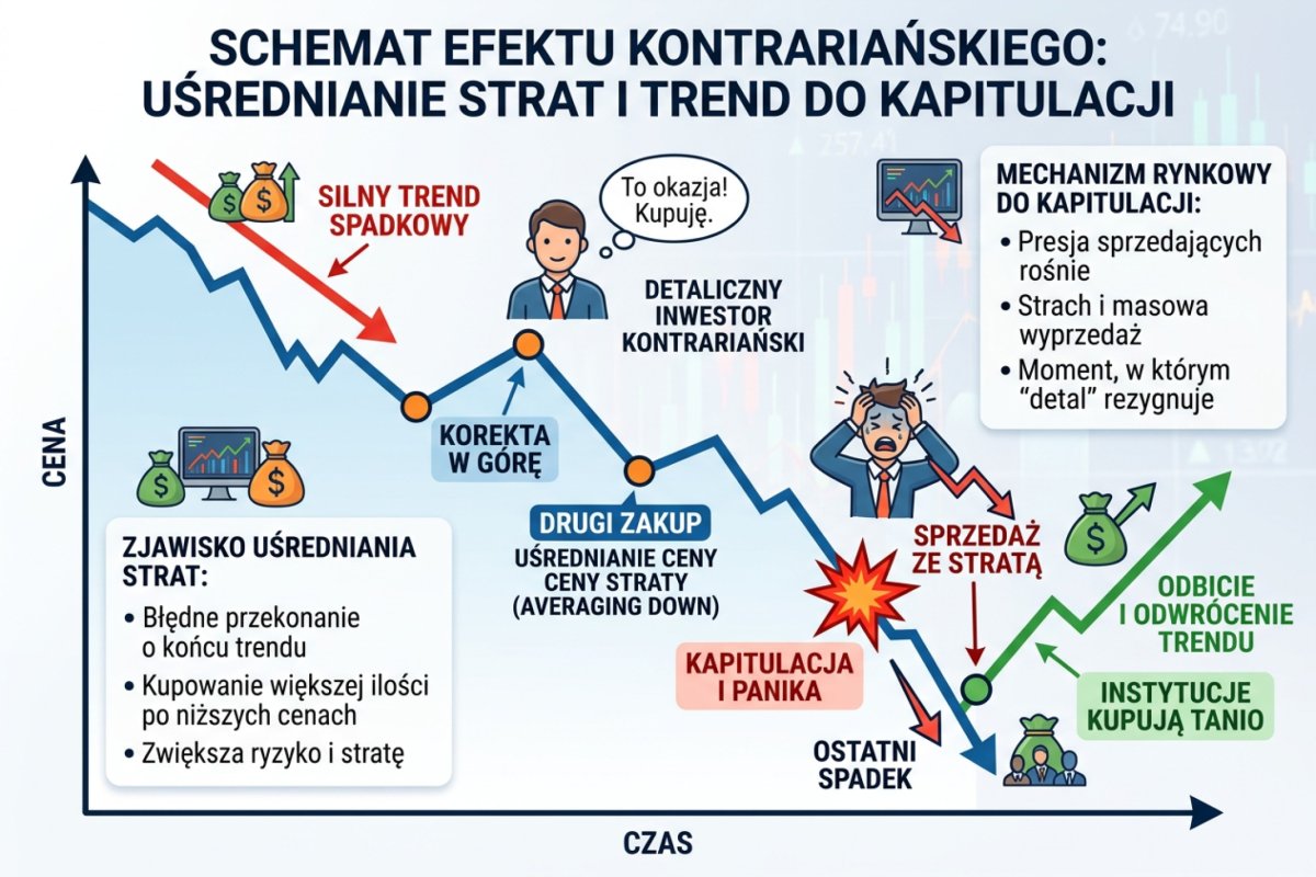 Schemat: od zagregowanego odczytu pozycjonowania do pytań o jednostkę zliczania, mianownik i opóźnienie odczytu