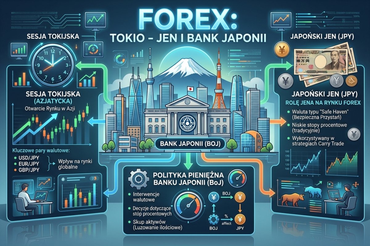 Tokio — jen i Bank Japonii