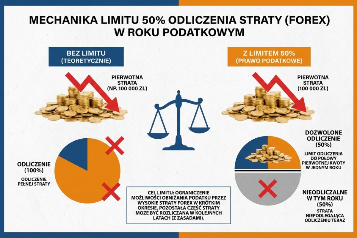 Dwie metody odliczenia straty z art. 9 ust. 3 PIT — 50 % straty w każdym z pięciu lat albo jeden rok jednorazowy do 5 mln zł i 50 % w pozostałych latach
