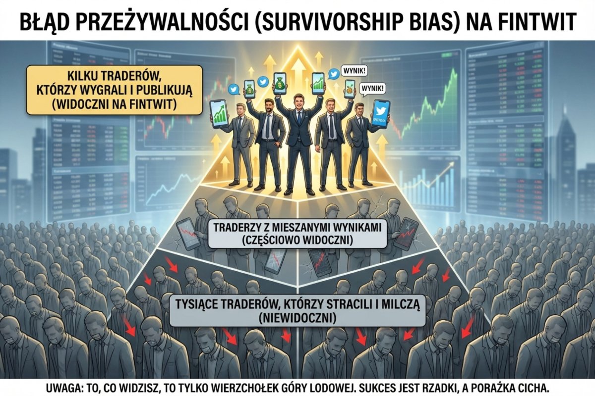 Szeroka podstawa złożona z wielu jednakowych, przygaszonych prostokątów i wąski pas u góry, w którym kilka prostokątów jest rozjaśnionych — cienka pozioma linia oddziela część widoczną od niewidocznej
