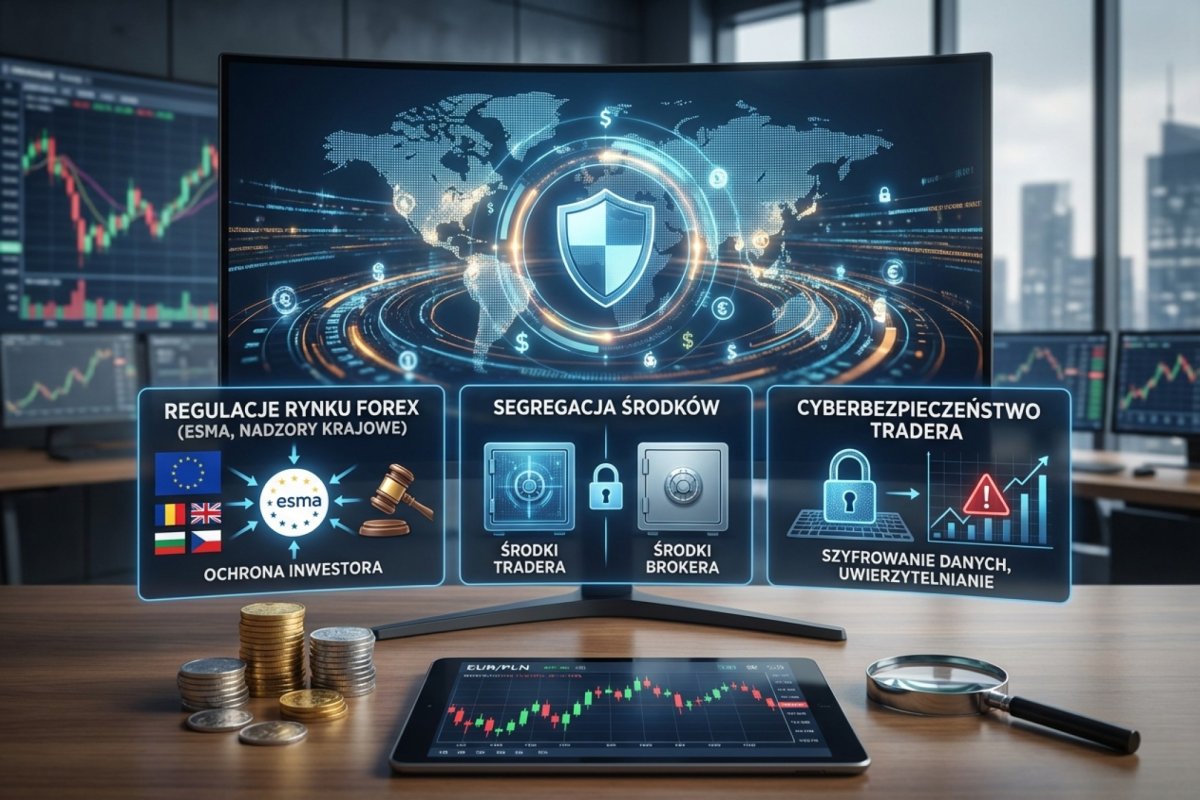 Regulacje i bezpieczeństwo na rynku Forex — ESMA, nadzory krajowe, segregacja środków, cyberbezpieczeństwo tradera
