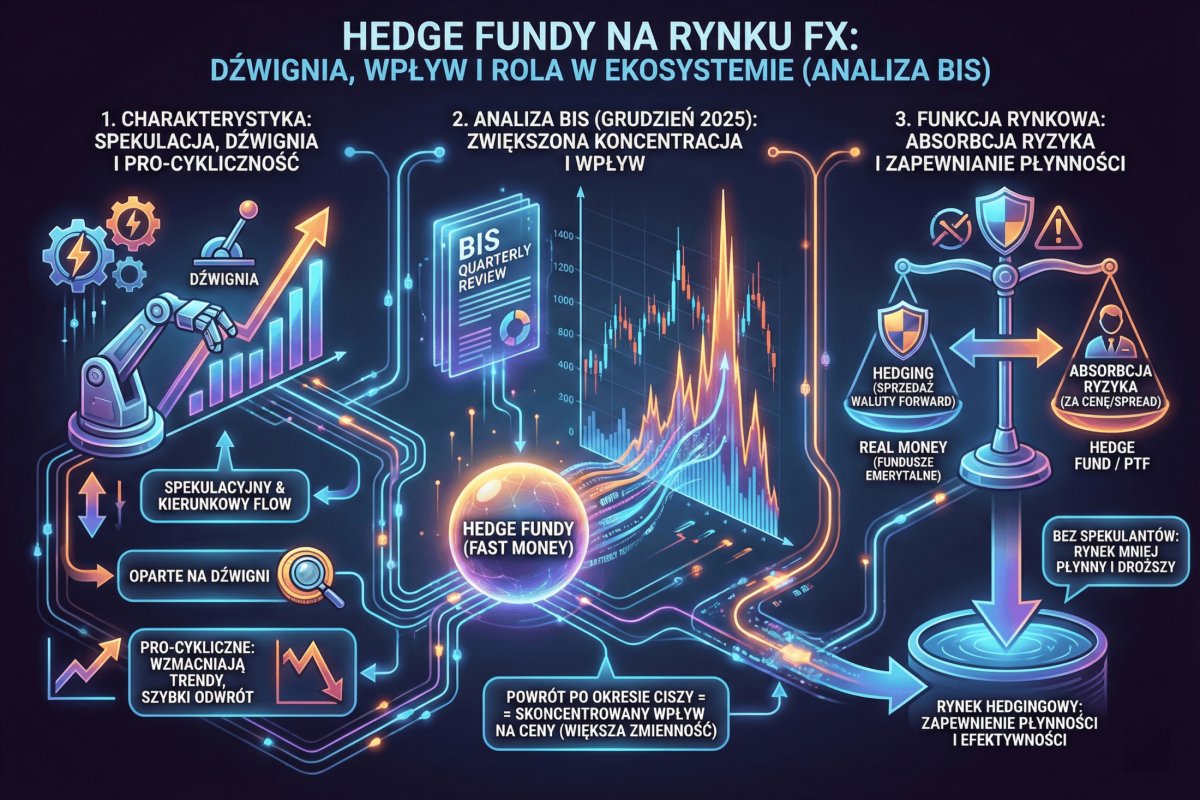 Hedge fundy na FX — global macro vs systematic CTA, kierunkowe pozycje walutowe i trend following