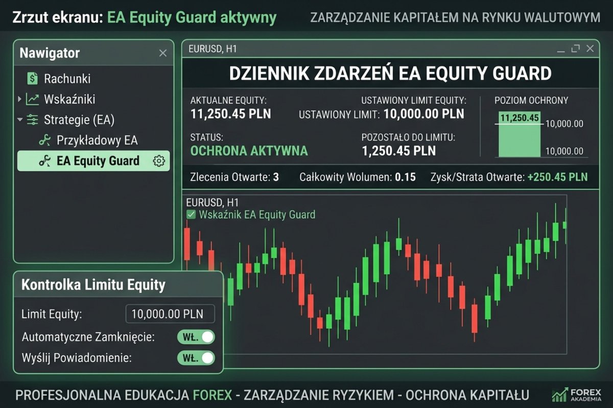 Automatyczna kontrola poziomu kapitału bieżącego — z punktu widzenia limitu liczy się wyłącznie to, która wielkość jest mierzona i w jakich momentach; narzędzia i ich konfigurację omawia dział 12